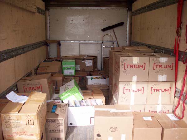 Campagne 2010 - Les camions sont enfin charg�s...