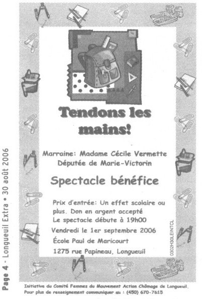 OTLM - Publicit&eacute; - Longueuil Extra - 30 ao&ucirc;t 2006